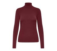 ONLY ONLSIA L/S ROLL Neck Top Box JRS, Cabernet/mélangé, XS
