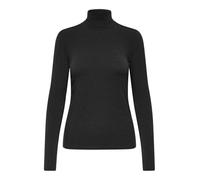 ONLY Onlsia L/S Roll Neck Top Box JRS, Noir/ceinture, S