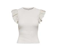 ONLY Onlsia Life SL Mix Top KNT, Cloud Dancer, L Femmes
