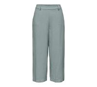 ONLY Onlsiesta Hw Linen BL Clean Culotte PNT, Bleu foncé, S Femmes
