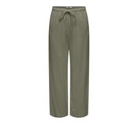 ONLY Onlsiesta MW Pull-up Linen BL PNT Noos Pantalon Basique à Coupe Droite avec Taille Moyenne, Vert Lichen, XL / 30L Femmes
