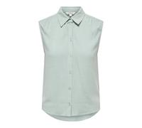 ONLY Onlsiesta S/L Linen BL T-Shirt PNT Noos, Bleu foncé, L Femmes