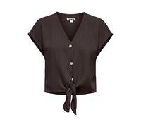 Only Onlsiesta SS Knot Lin BL T-Shirt PNT Noos Onlsiesta SS Knot Lin BL pour Femme (1 pièce), Marron, XL