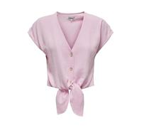 ONLY Onlsiesta SS Knot Lin BL T-Shirt PNT Noos, Pirouette, M Femmes