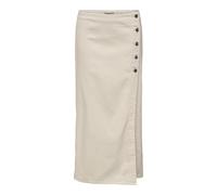 ONLY Onlsilla Hw Jupe Longue Fendue PNT pour Femme, Ecru, M