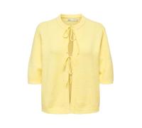 ONLY Onlsimoni 2/4 Bow Cardigan KNT Noos nœud, Mellow Yellow, S Femme