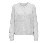 ONLY Onlsimoni KNT Noos Cardigan à col Rond L/S, Gris Clair chiné, M