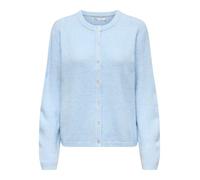ONLY Onlsimoni L/S O-Neck Cardigan KNT Noos, Couleur Bleu, L pour Femme, Bleu, L