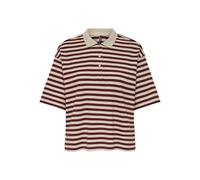 ONLY Onlsine Life S/S Polo Top Box JRS, Bordeaux, M Femmes