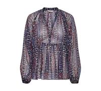 Only Onlsira L/S Blouse WVN, Bleu Nuit, M Femmes