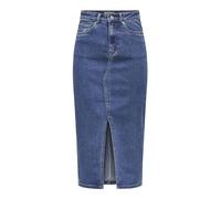 ONLY Onlsiri Front Slit Skirt DNM Gua Noos Jupe en Jean, Denim Bleu médium, XL Femmes