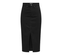 ONLY Onlsiri Front Slit Skirt DNM Gua Noos Jupe, Jean Noir, M Femmes