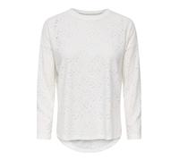 ONLY Onlsmilla Life L/S Top JRS Noos, Cloud Dancer, L Femmes