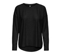 ONLY Onlsmilla Life L/S Top JRS Noos, Noir, L Femmes