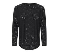 ONLY Onlsmilla Life L/S Top JRS Noos, Noir, S Femme