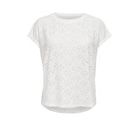 ONLY Onlsmilla S/S Top JRS Noos T-Shirt, Cloud Dancer, XS Femme