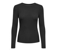 ONLY Onlsofi Ls Rib O-Neck KNT T-Shirt Manches Longues, Noir, L Femme