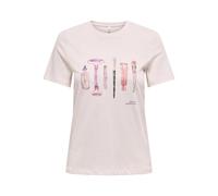 ONLY Onlsonya Life Reg S/S Slit Top Box JRS pour Femme, Mauve Chalk, S