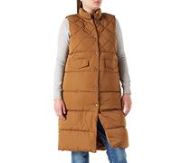 ONLY Onlstacy Gilet matelassé OTW Noos pour femme, Noix de coco grillées., S