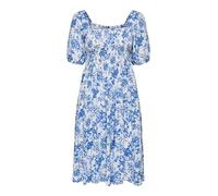 ONLY Onlstar Vienna S/S Smock Dress WVN Robe smockée en Viscose pour Femme, Riverside, M