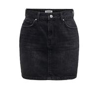 ONLY Onlstella Jupe Courte en Jean pour Femme, Noir délavé, XS