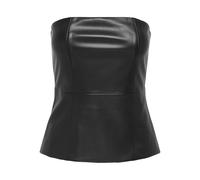 ONLY Onlstory Faux Leather Tube Top PNT Cuir synthétique, Noir, L Femmes