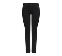 ONLY Onlsui Mid Slim DNM PIM, Noir délavé, L / 32L Femmes