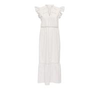 ONLY Onlsunny Capsl Frill Dress WVN Noos Robe élégante à Volants-Coupe Droite, Cloud Dancer, M Femmes