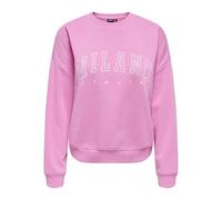 Onlsweat Life L/S Crew O.Size State Noos, Rose Fuchsia, S