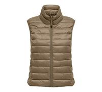 ONLY Onltahia LW Quilted Waistcoat CC OTW, Cocoa crème, XS Femmes