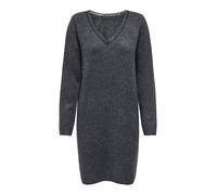 ONLY Onltammy Ls Revers Lace Dress BF KNT, Gris foncé mélangé, S