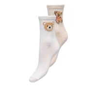 ONLY Onlteddy Lot de 2 chaussettes en chenille, Cloud Dancer, taille unique
