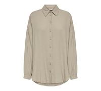 ONLY Onlthyra Noos WVN T-Shirt surdimensionné Chemise, Beige, XL Femme