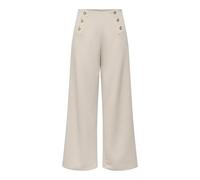ONLY Onltilda Life 6-Button Pants JRS Noos Pantalon à Plumes Coupe Droite pour Les fêtes, Chateau Gray, L / 32L Femmes