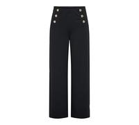 ONLY Onltilda Life 6-Button Pants JRS Noos Pantalon à Plumes Coupe Droite pour Les fêtes, Noir, M / 32L Femmes