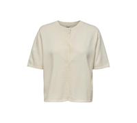 ONLY Onltilda S/S Cardigan à col Rond KNT, Chamallow, S