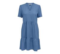 ONLY Onltiri-Goa SS V-NEC Lin BL Dress CC PNT Robe, Riviera, XL Femmes
