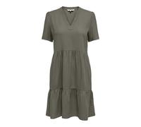 ONLY Onltiri-Goa SS V-NEC Lin BL Robe CC PNT, Olive fumée, S
