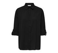 ONLY Onltizana WVN Chemisier à Manches Longues en Coton pour Femme L/S, Noir, XXS