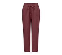Pantalon large en coton femme Only Tizana Rouge XS
