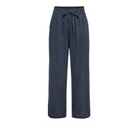 ONLY Onltizana WVN Noos Pantalon Basique en Coton pour Femme avec Taille élastique et Poches latérales, Bleu Gris, M