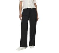 ONLY Onltizana WVN Pantalon Ample en Coton Tissu, Noir, XL Femme