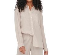 ONLY ONLTOKYO L/S Linen Blend Shirt PNT Noos Blouse, Moonbeam, M Femme
