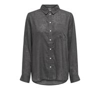 ONLY ONLTOKYO L/S Linen Blend Shirt PNT Noos Blouse, Moonbeam, XS Femme