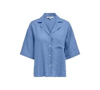 ONLY Onltokyo Life SS Linen BL T-Shirt PNT Noos, Azurine, M Femmes