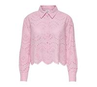 Only Chemise à manches longues pour femme Onlvalais épaules superposées Pink Lady M