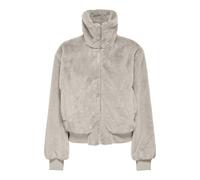 ONLY Onlvenice Fausse Fourrure Bomber OTW Combinaison, Gris, XS Femme