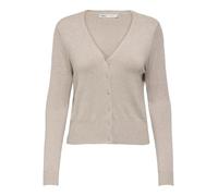ONLY Onlvenice Life Nca KNT Cardigan à col V, Gris Whitecap, M Femme