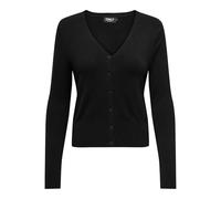 ONLY Onlvenice Life Nca KNT Cardigan à col V, Noir, M Femme