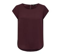 ONLY Onlvic S/S Solid Top Noos Ptm Femme Hauts, Chocolate Truffle, 34